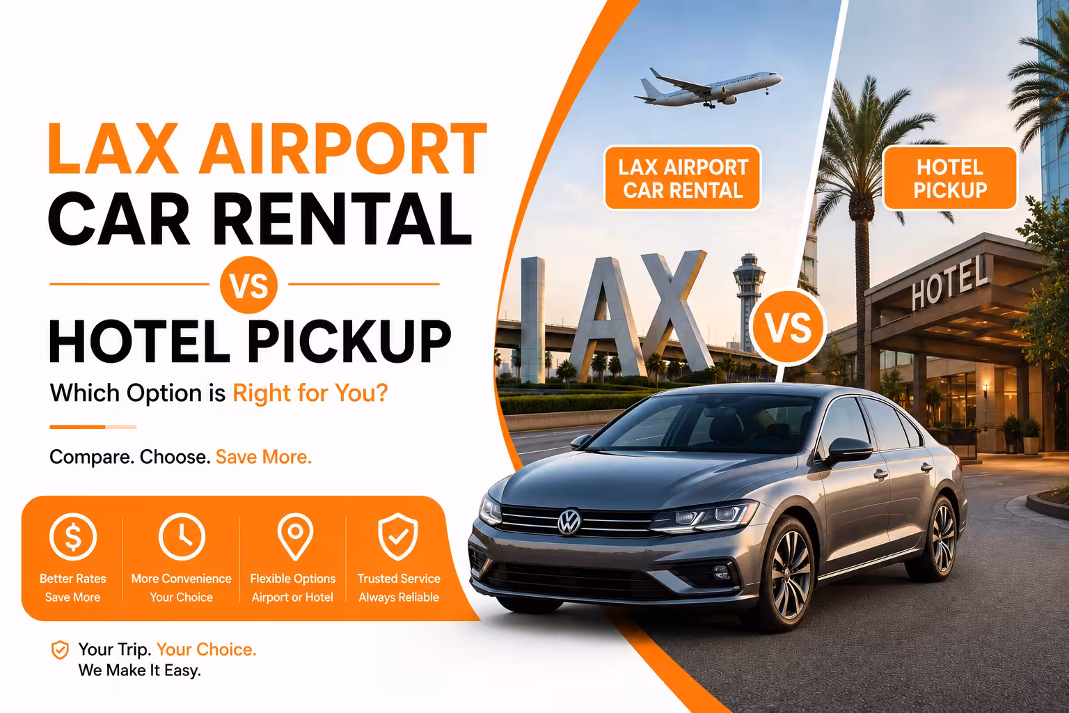 LAX Airport Car Rental vs Hotel Pickup: Which is Faster?